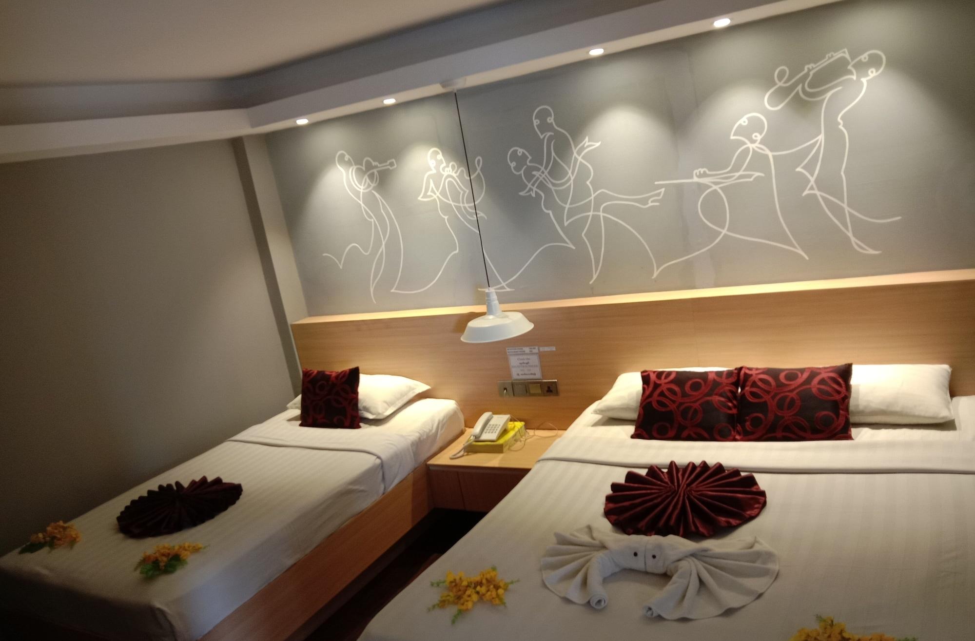 Shwe Pyi San Yar Hotel Yangon Exteriör bild